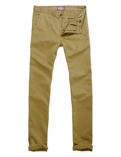 Foto 3 | Foto 3 | Pantalones Chino De Corte Ajustado Y Cónico Para Hombre Color Caqui Talla 34 - Venta Internacional.