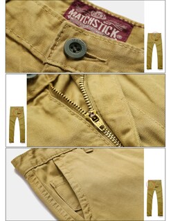 Foto 5 | Foto 5 | Pantalones Chino De Corte Ajustado Y Cónico Para Hombre Color Caqui Talla 34 - Venta Internacional.