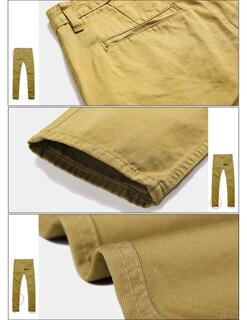 Foto 6 | Foto 6 | Pantalones Chino De Corte Ajustado Y Cónico Para Hombre Color Caqui Talla 34 - Venta Internacional.