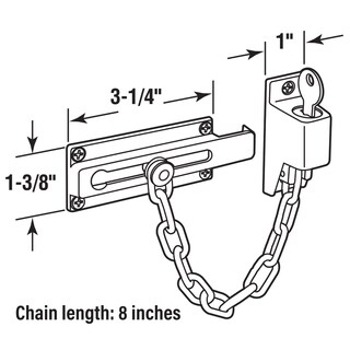 Foto 2 | Foto 2 | Protector De Puerta Prime-line U 9914 De Acero Y Latón Envejecido Paquete Individual - Venta Internacional.