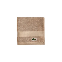 Toallita Lacoste Heritage 100% Algodón Supima Arena 33x33 Cm - Venta Internacional.