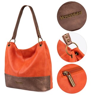 Foto 4 | Foto 4 | Bolso Hobo Montana West Mwc-047or2 De Piel Grande Para Mujer - Venta Internacional.