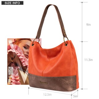Foto 6 | Foto 6 | Bolso Hobo Montana West Mwc-047or2 De Piel Grande Para Mujer - Venta Internacional.