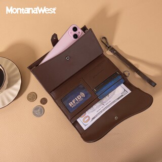 Foto 2 | Foto 2 | Billetera Montana West Saddle Para Mujer Con Rfid Trifold Mwc-593cf - Venta Internacional.