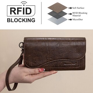 Foto 5 | Foto 5 | Billetera Montana West Saddle Para Mujer Con Rfid Trifold Mwc-593cf - Venta Internacional.