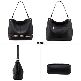 Foto 3 | Foto 3 | Bolso Hobo Montana West Mwc-047dbk De Piel Grande Para Mujer - Venta Internacional.