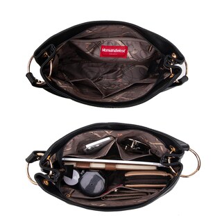 Foto 5 | Foto 5 | Bolso Hobo Montana West Mwc-047dbk De Piel Grande Para Mujer - Venta Internacional.
