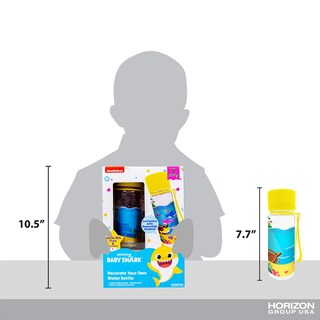 Foto 4 | Foto 4 | Botella De Agua Horizon Group Usa Baby Shark Con Pegatinas - Venta Internacional.