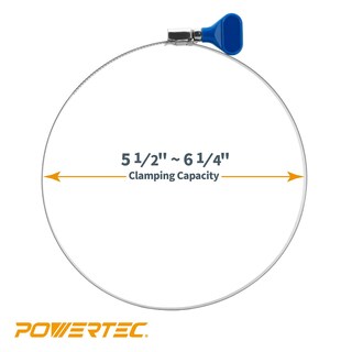 Foto 2 | Foto 2 | Abrazadera De Manguera Powertec 70250 De Acero Inoxidable De 6 Pulgadas Paquete De 5 - Venta Internacional.