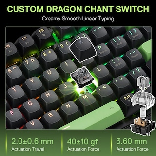 Foto 5 | Foto 5 | Teclado Gaming Redragon K740 Pro Con 98 Teclas Rgb Cableado - Venta Internacional.