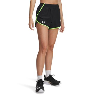 Foto 1 | Foto 1 | Shorts Under Armour Para Mujer Fly By Negro/verde Hiperv - Venta Internacional.