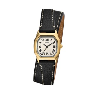 Foto 1 | Foto 1 | Reloj Fossil Harlow Es5362 Para Mujer Con Correa De Cuero Negra Y Detalles Dorados - Venta Internacional.