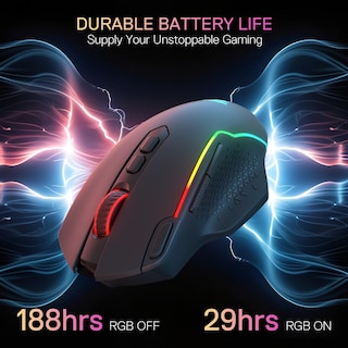 Foto 5 | Foto 5 | Raton Gamer Inalámbrico Redragon M810 Max 12000 Dpi - Venta Internacional.