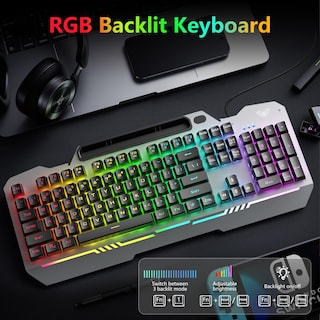 Foto 2 | Foto 2 | Combo De Teclado Y Ratón Aula Gaming De 104 Teclas Con Retroiluminación Rgb - Venta Internacional.