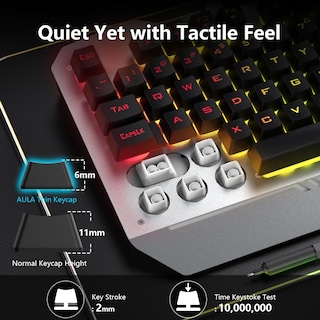 Foto 7 | Foto 7 | Combo De Teclado Y Ratón Aula Gaming De 104 Teclas Con Retroiluminación Rgb - Venta Internacional.
