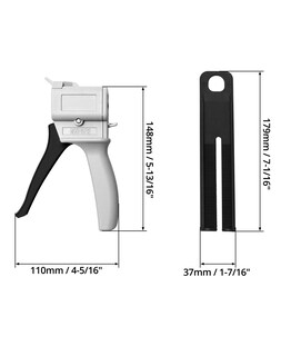 Foto 6 | Foto 6 | Kit De Pistola Dosificadora Qwork De 50 Ml Relación Ab 1:1/1:2 Con Batidora - Venta Internacional.
