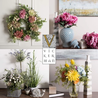 Foto 6 | Foto 6 | Corona Artificial Vickerman Everyday De Helecho Buckler Verde De 61 Cm - Venta Internacional.