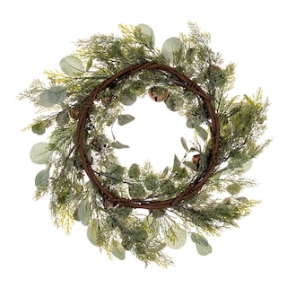 Foto 3 | Foto 3 | Corona Artificial De Cedro Invernal Vickerman De 22 Cm Con Acentos - Venta Internacional.