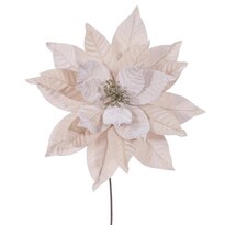 Flores Artificiales Vickerman Flor De Pascua Champagne 21.5 Cm - Venta Internacional.