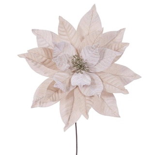 Foto 1 | Foto 1 | Flores Artificiales Vickerman Flor De Pascua Champagne 21.5 Cm - Venta Internacional.