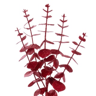 Foto 2 | Foto 2 | Corona Artificial De Eucalipto Con Brillo Roja Vickerman 61 Cm - Venta Internacional.