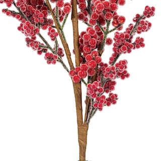 Foto 4 | Foto 4 | Rociador Artificial Vickerman Bayas Rojas Hielo 25'' X25 Paquete De 2 - Venta Internacional.