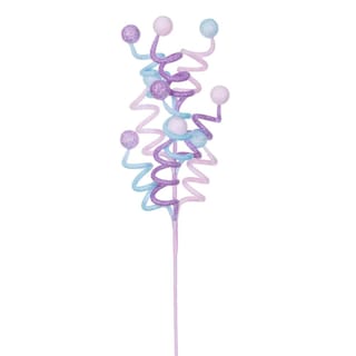 Foto 1 | Foto 1 | Spray Artificial Vickerman 24'' Rizado Pastel Morado X3 - Venta Internacional.