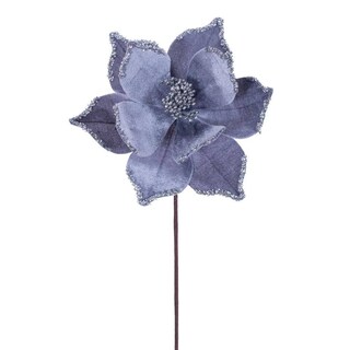 Foto 1 | Foto 1 | Spray Artificial Vickerman Flor De Nochebuena Plateada 21.5 Cm (paquete De 6) - Venta Internacional.