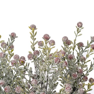 Foto 2 | Foto 2 | Spray Artificial De Hiedra Con Bayas Rojas Escarchadas Vickerman 20.5 Cm - Venta Internacional.