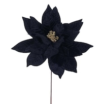 Flores Artificiales Vickerman Flor De Nochebuena Negra 21 5 Cm 18 - Venta Internacional.