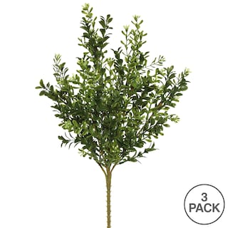 Foto 3 | Foto 3 | Conjunto De 3 Arbustos Artificiales De Buxo Verde De 18 Cm Para Hogar U Oficina - Venta Internacional.