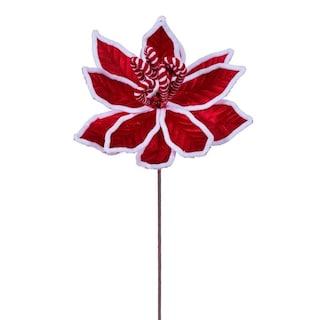 Foto 1 | Foto 1 | Spray Artificial Vickerman Flor De Nochebuena Roja 21.5 Cm (paquete De 4) - Venta Internacional.