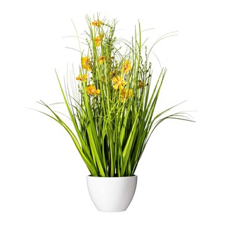 Foto 1 | Foto 1 | Planta Artificial Vickerman Cosmos Amarillo En Maceta De 22 5 Cm - Venta Internacional.