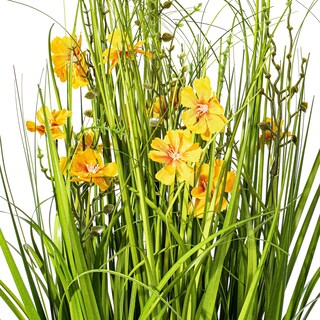 Foto 4 | Foto 4 | Planta Artificial Vickerman Cosmos Amarillo En Maceta De 22 5 Cm - Venta Internacional.