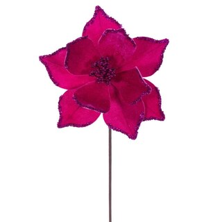 Foto 1 | Foto 1 | Rociador Artificial Vickerman Flor De Nochebuena Fucsia 21 5 Cm Paquete De 6 - Venta Internacional.