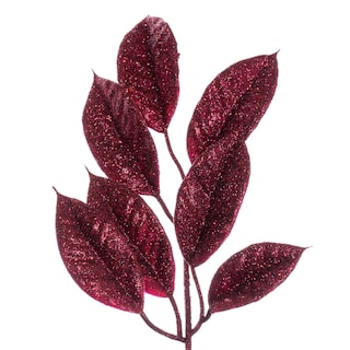 Foto 2 | Foto 2 | Corona Artificial Vickerman 24'' Gardenia Borgoña Con Brillo - Venta Internacional.