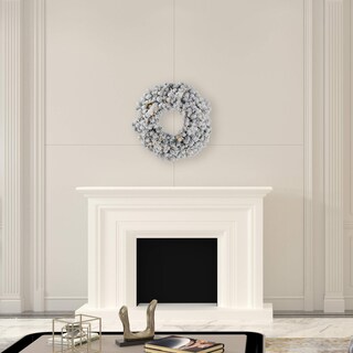 Foto 3 | Foto 3 | Guirnalda Navideña Vickerman De Abeto Kodiak Nieve Artificial 30 Cm Con Luces Led - Venta Internacional.