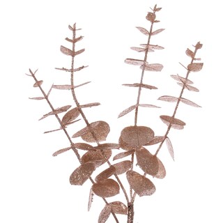 Foto 2 | Foto 2 | Corona Artificial De Eucalipto Con Purpurina Vickerman 24'' Caf Latte - Venta Internacional.