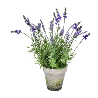 Foto 1 | Foto 1 | Lavanda Artificial Vickerman Everyday En Maceta De Cemento 20 Cm - Venta Internacional.