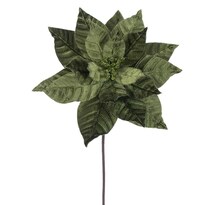 Flor Artificial Vickerman Poinsettia Lima 21.5 Cm (paquete De 6) - Venta Internacional.