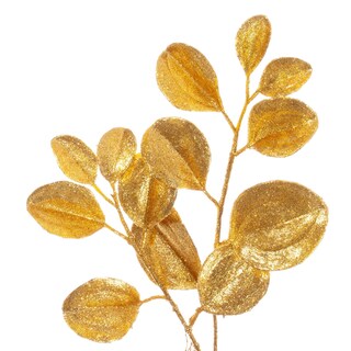 Foto 2 | Foto 2 | Corona Artificial Vickerman 24'' De Cornejo Dorado Con Detalles Brillantes - Venta Internacional.