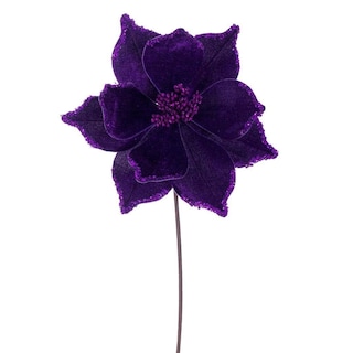 Foto 1 | Foto 1 | Spray Artificial De Vickerman Con Flor De Nochebuena Ciruela 21 5 Cm (paquete De 6) - Venta Internacional.