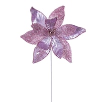 Spray Artificial Vickerman Flor De Pascua Rosa 21.5 Cm (paquete De 6) - Venta Internacional.