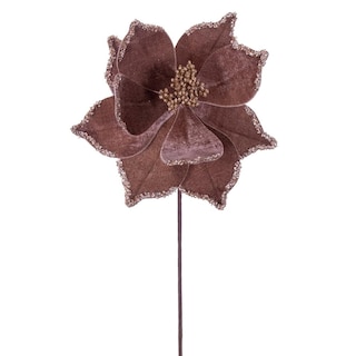 Foto 1 | Foto 1 | Spray Artificial Vickerman Flor De Nochebuena Mocha 21.5cm (paquete De 6) - Venta Internacional.