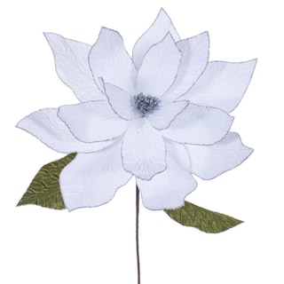 Foto 1 | Foto 1 | Tallo Artificial De Flor De Nochebuena Vickerman Blanco Leche 27.5 Cm 24 Flores - Venta Internacional.