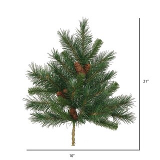 Foto 2 | Foto 2 | Ramo Navideño Vickerman Pino Cheyenne 21 Cm Con 6 Piñas Paquete De 3 - Venta Internacional.