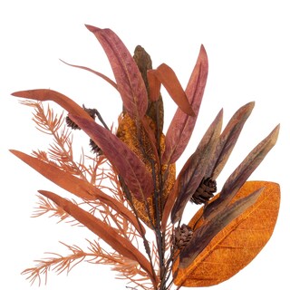 Foto 2 | Foto 2 | Corona Artificial De Hojas Vickerman 22 Cm Crema Roja Para Uso Interior - Venta Internacional.