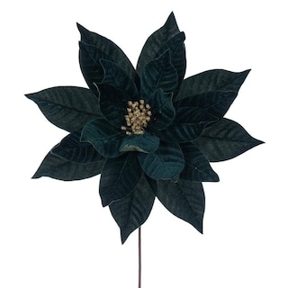 Foto 1 | Foto 1 | Spray Artificial Vickerman Flor De Pascua Verde Medianoche 21.5 Cm - Venta Internacional.