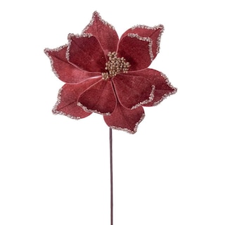Foto 1 | Foto 1 | Spray Artificial Vickerman Flor De Nochebuena Dorada 21 5 Cm (6) - Venta Internacional.
