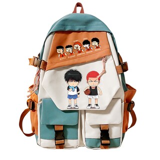 Foto 1 | Foto 1 | Mochila Escolar Slam Dunks Anime Kids De Nailon 28 X 10 X 40 Cm - Venta Internacional.